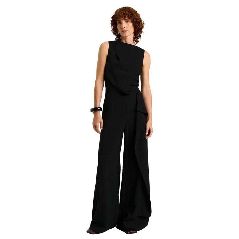 Veronika Maine Draped Front Jumpsuit image number 0
